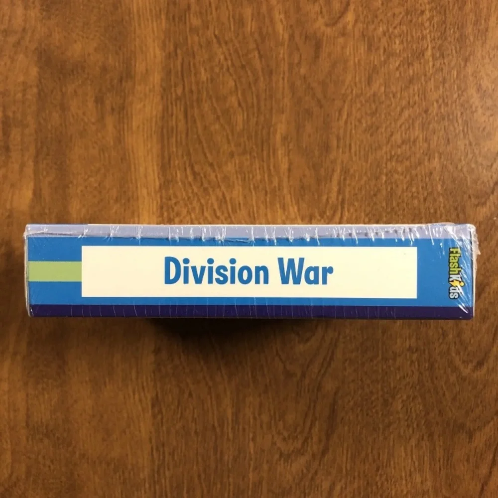 NEW 2005 Flash Kids DIVISION WAR Flashcards